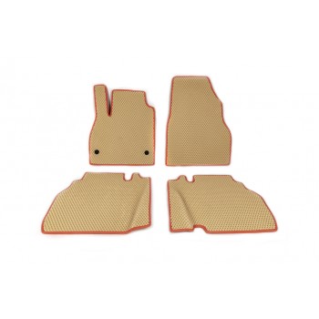 Килимки EVA (бежеві) Передні для Renault Kangoo 2008-2020 рр