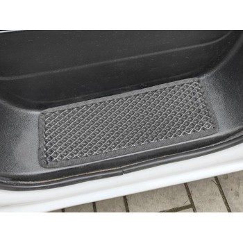 Коврики на пороги (2 шт, EVA, черные) для Nissan NV400 2010-2024 гг