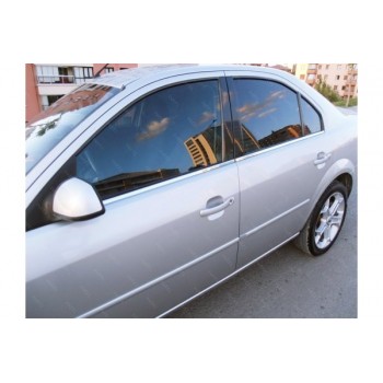 Наружняя окантовка стекол (4 шт, нерж.) для Ford Mondeo 2000-2007 гг