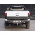 Усиленный задний бампер Dakar Чёрный, под сенсор, с подсветкой для Ford Ranger 2011-2022 гг