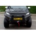 Передний бампер Dakar Чёрный с сенсором, с LED баром -2025 Защита картера для Mitsubishi L200 2015-2024 гг
