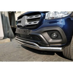 Передній подвійний ус Vegas (нерж, 76мм) для Mercedes X class