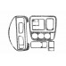 Декор на панель Титан для Honda CRV 1996-2001 гг