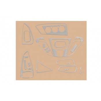 Накладки на панель V2 Алюміній для Ford Transit 2014- рр