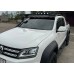 Козирок лобового скла під багажник DAKAR (LED) для Volkswagen Amarok 2010-2022 рр