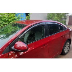 Ветровики SD (4 шт, Sunplex) для Chevrolet Cruze 2009-2015 гг