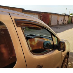Ветровики (2 шт, Sunplex Sport) для Peugeot Partner Tepee 2008-2018 гг