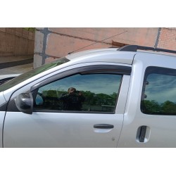 Ветровики (2 шт, Sunplex Sport) для Dacia Dokker 2013-2022 гг