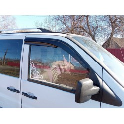 Ветровики (2 шт, Sunplex Sport) для Mercedes Vito W638 1996-2003 гг
