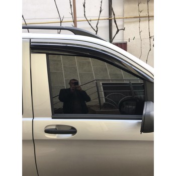 Ветровики (2 шт, Sunplex Sport) для Mercedes Vito/V-class W447 2014- гг