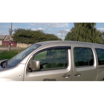 Ветровики (2 шт., Sunplex Sport) для Renault Kangoo 2008-2020 гг