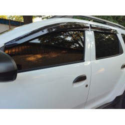Ветровики (4 шт, Sunplex Sport) для Dacia Duster 2018-2024 гг