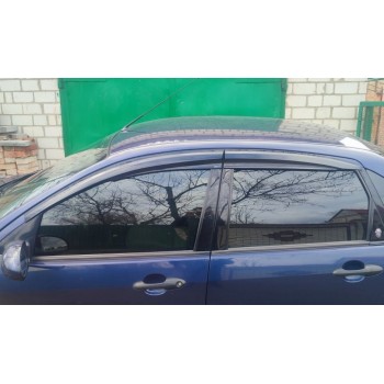 Ветровики SD (4 шт, Sunplex Sport) для Ford Focus I 1998–2005 гг