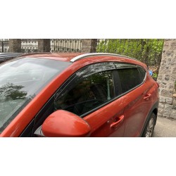 Ветровики (4 шт, Sunplex Sport) для Hyundai Tucson TL 2016-2021 гг