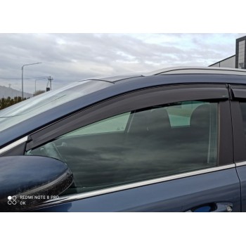 Ветровики (4 шт, Sunplex Sport) для Kia Sportage 2015-2021 гг