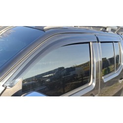 Ветровики (4 шт., Sunplex Sport) для Nissan Navara 2006-2015 гг