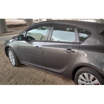 Ветровики HB/SD (4 шт, Sunplex Sport) для Opel Astra J 2009-2015 гг