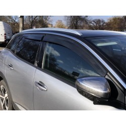 Ветровики (4 шт, Sunplex Sport) для Peugeot 3008 2016-2023 гг