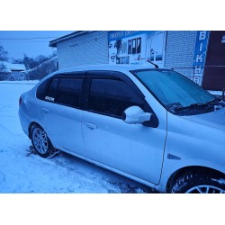 Ветровики (4 шт, Sunplex Sport) для Renault Symbol 2008-2013 гг