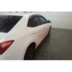 Ветровики (4 шт, Sunplex Sport) для Toyota Corolla 2013-2019 гг