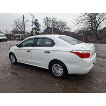 Ветровики с хромом (4 шт, Sunplex Chrome) для Citroen C-Elysee