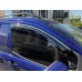 Ветровики с хромом (4 шт, Sunplex Chrome) для Ford Courier 2014-2023 гг