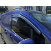 Ветровики с хромом (4 шт, Sunplex Chrome) для Ford Courier 2014-2023 гг