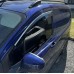 Ветровики с хромом (4 шт, Sunplex Chrome) для Ford Courier 2014-2023 гг