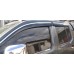 Ветровики с хромом (4 шт, Sunplex Chrome) для Nissan Navara 2006-2015 гг