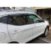 Ветровики с хромом (4 шт, Sunplex Chrome) для Nissan Qashqai 2014-2021 гг