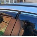 Ветровики с хром с полоской HB/SD (4 шт, Sunplex Chrome) для Opel Astra J 2009-2015 гг