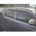 Ветровики с хромом (4 шт, Sunplex Chrome) для Toyota Hilux 2006-2015 гг