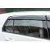 Ветровики с хромом HB (4 шт, Sunplex Chrome) для Volkswagen Golf 7/E-Golf