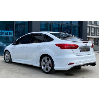 Спойлер Sedan LIP (Sunplex, чорний) (107,2см *5,5см) для Ford Focus III 2011-2017 рр