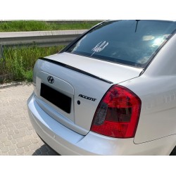 Спойлер LIP (Sunplex, черный) (115,8см*6,3см) для Hyundai Accent 2006-2010 гг