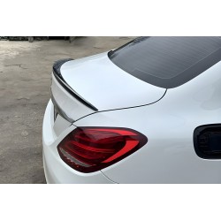 Спойлер LIP (Sunplex, черный) (125,9см*6см) для Mercedes C-сlass W205 2014-2021 гг