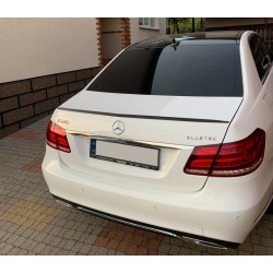 Спойлер LIP (Sunplex, черный) (130,5см*5,8см) для Mercedes E-сlass W212 2009-2016 гг