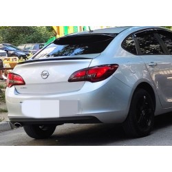 Спойлер Sedan LIP (Sunplex, чорний) (115см *5,5см) для Opel Astra J 2009-2015 рр