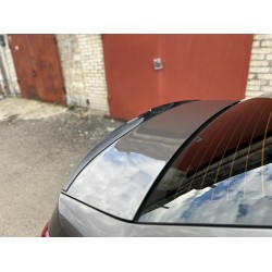 Спойлер LIP (Sunplex, черный) (118,5см*5,5см) для Peugeot 301