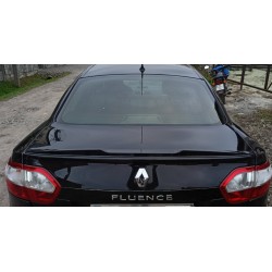 Спойлер LIP (Sunplex, черный) (125,4см*7,2см) для Renault Fluence 2009-2016 гг