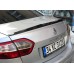 Спойлер LIP (Sunplex, черный) (125,4см*7,2см) для Renault Fluence 2009-2016 гг