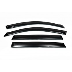 Ветровики Long (4 шт, HIC) для Toyota Rav 4 2006-2013 гг