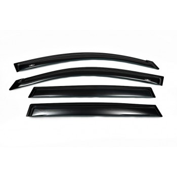 Ветровики Long (4 шт, HIC) для Toyota Rav 4 2006-2013 гг