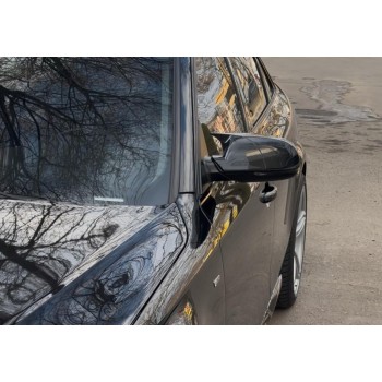 Накладки на зеркала 2010-2012 (2 шт, BMW-style) для Ауди A3