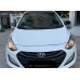 Накладки на зеркала без выреза под поворот BMW-style (2 шт) для Hyundai I-30 2012-2017 гг