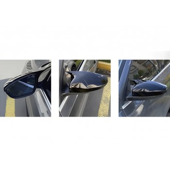 Накладки на зеркала без выреза под поворот BMW-style (2 шт) для Hyundai I-30 2012-2017 гг