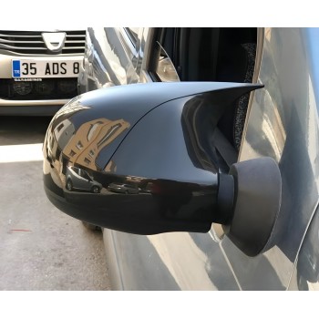 Накладки на дзеркала BMW-Style (2 шт) для Renault Logan MCV 2013-2022 рр