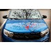 Накладки на дзеркала BMW-Style (2 шт) для Renault Logan MCV 2013-2022 рр
