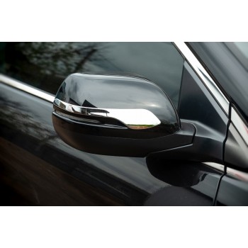 Полоски на зеркала (2 шт, ABS) для Honda CRV 2012-2016 гг