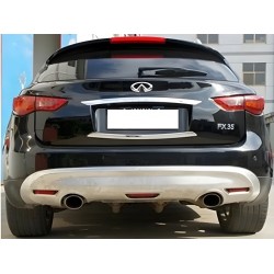 Задняя накладка Libao (пластик) для Infiniti QX70 2013-2019 гг